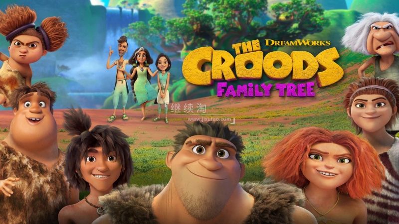 《疯狂原始人:家谱 The Croods: Family Tree》全6季共39集，英文版高清动画片带英文字幕，百度网盘下载！-爱帮您