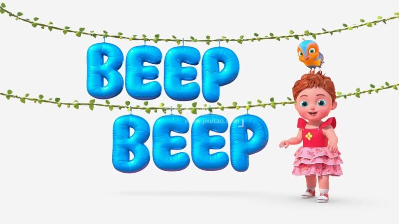 Youtube英文益智启蒙儿歌动画《Beep Beep》全108集，1080P高清视频带英文字幕，带配套音频MP3，百度网盘下载！-爱帮您