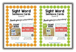 Sight Word Sentence Cards高频词卡片，5个级别电子版PDF ，百度网盘下载！-爱帮您